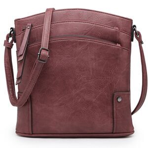 Dasein All-In-One Crossbody Anti-Theft Classic Messenger Bag , Purple, One Size
